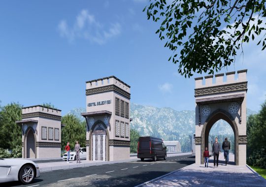 KESTEL Belediyesi Kent Giriş Kapısı